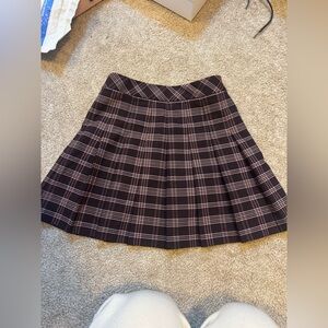 Aritzia Sunday Best Olive Mini Skirt